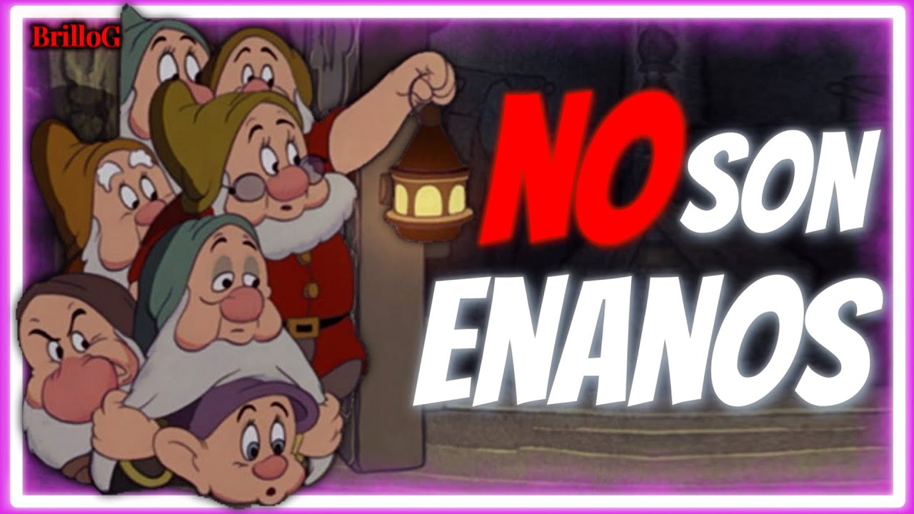🤯 La Oscura verdad de Los 7 enanitos de Blanca Nieves No son Enanos