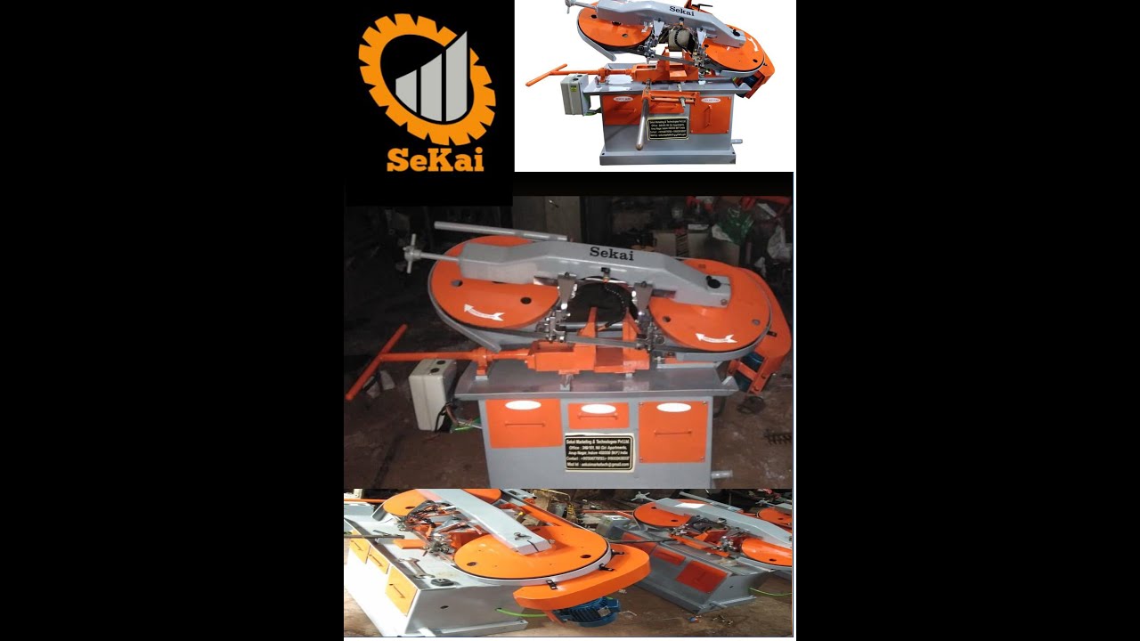 Metal Cutting Bandsaw Machine|| Manual Bandsaw Machine|| Swing Type Bandsaw|| SEKAI||