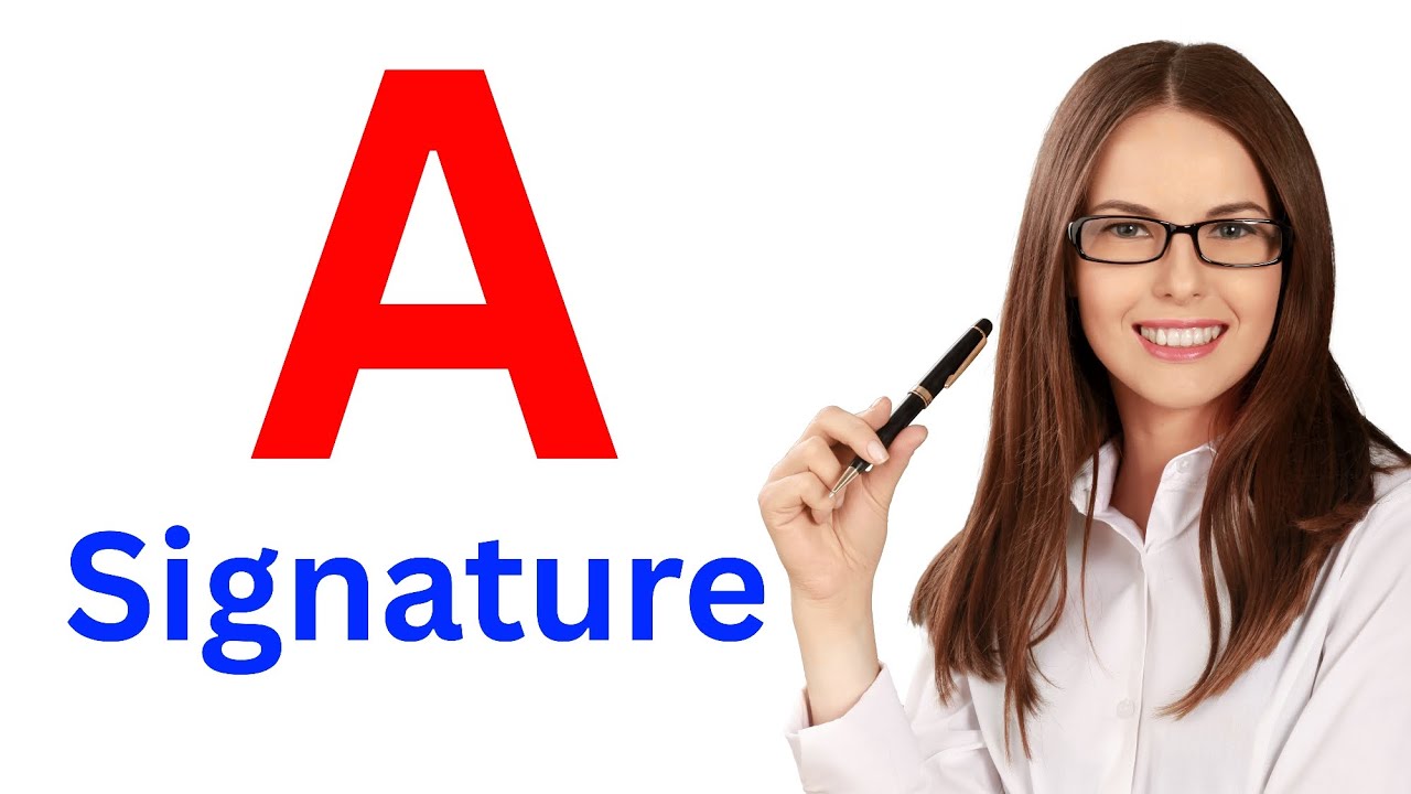 A signature style | A name signature style | A letter signature style | How to make a signature