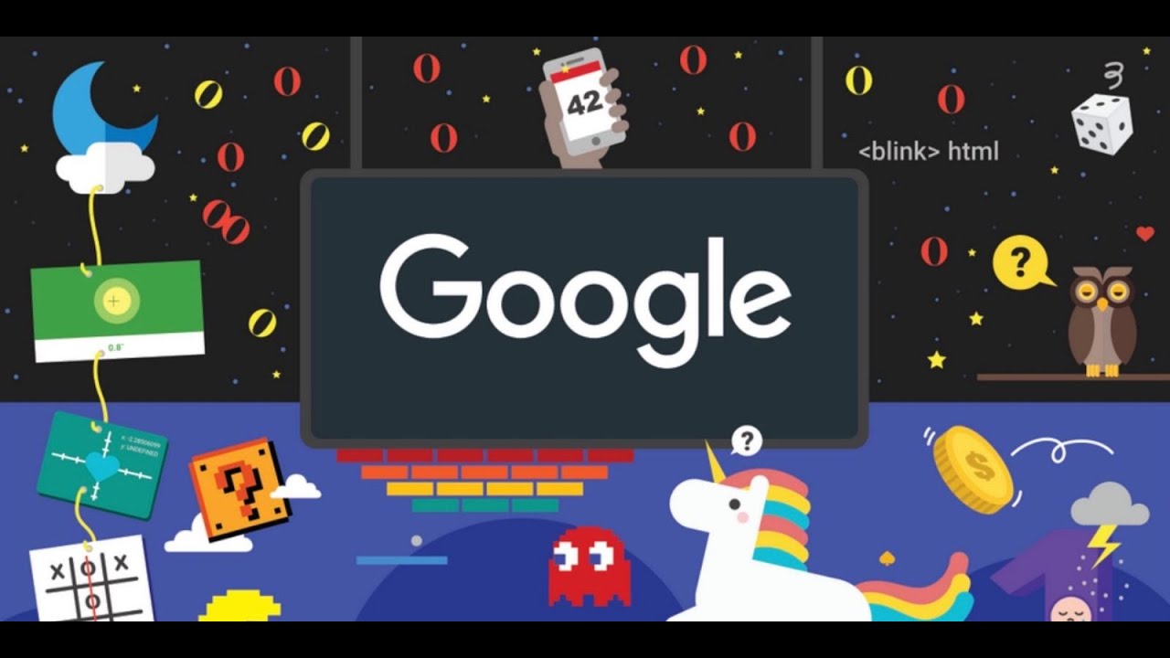 Secret Games of Google | Google Easter Eggs | Exciting Google websites