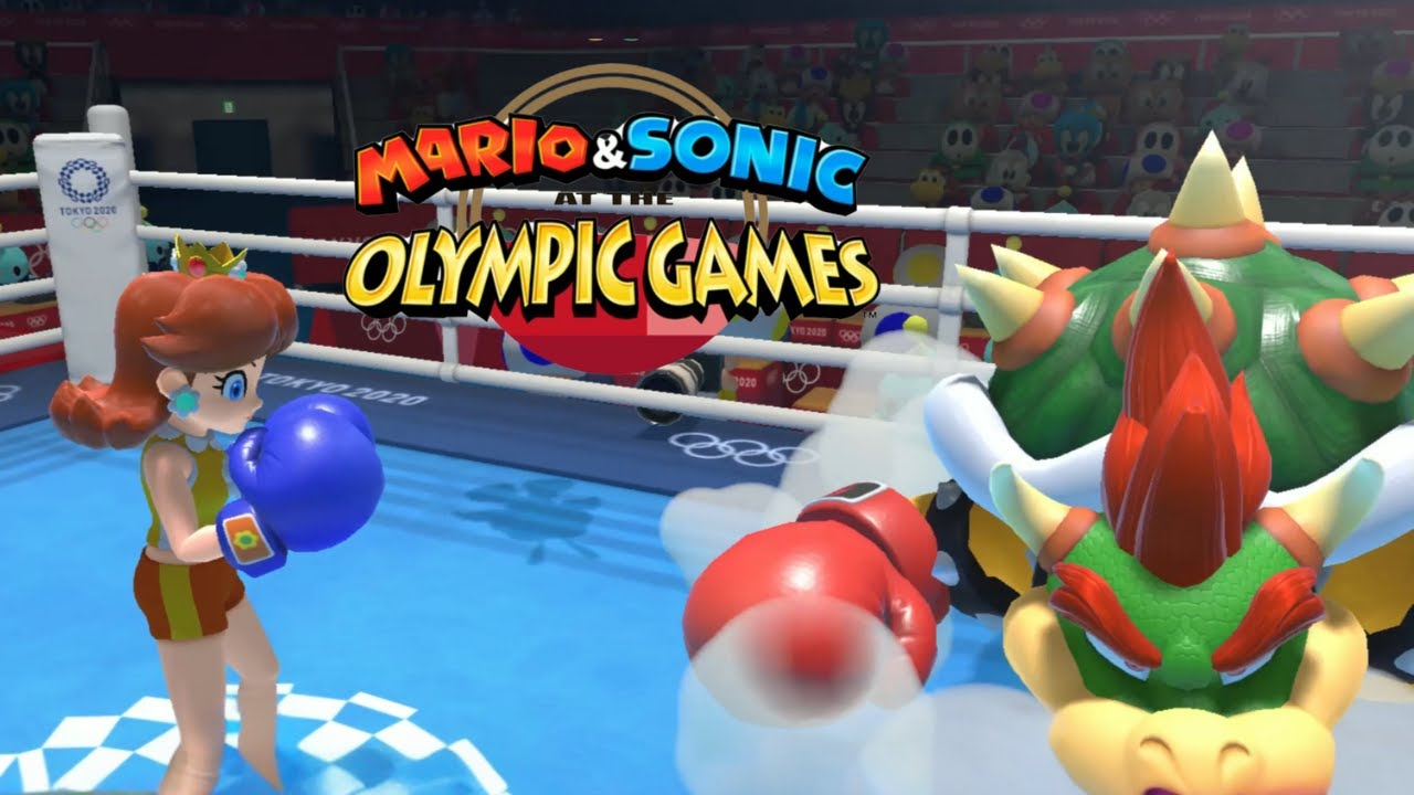 Mario & Sonic At The Olympic Games Tokyo 2020 Boxing Daisy VS Bowser Meatal Sonic & Vector Gameplay