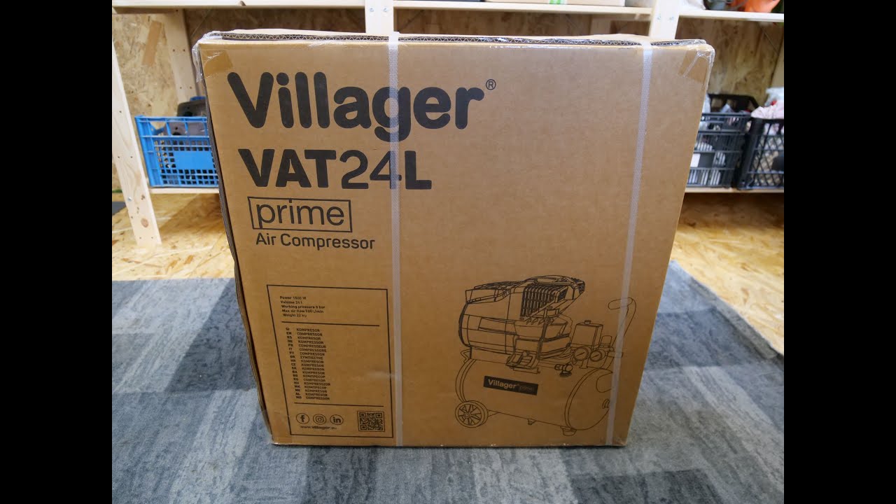SzakBari kompresszor ajánló bemutató és teszt Villager Prime 24L