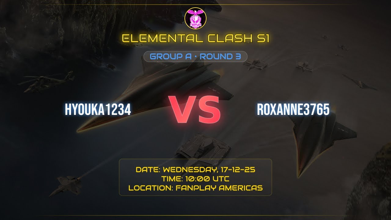 ELEMENTAL CLASH S1 || HYOUKA1234 vs ROXANNE3765 || R:3 || Group:A || Matches:1-2