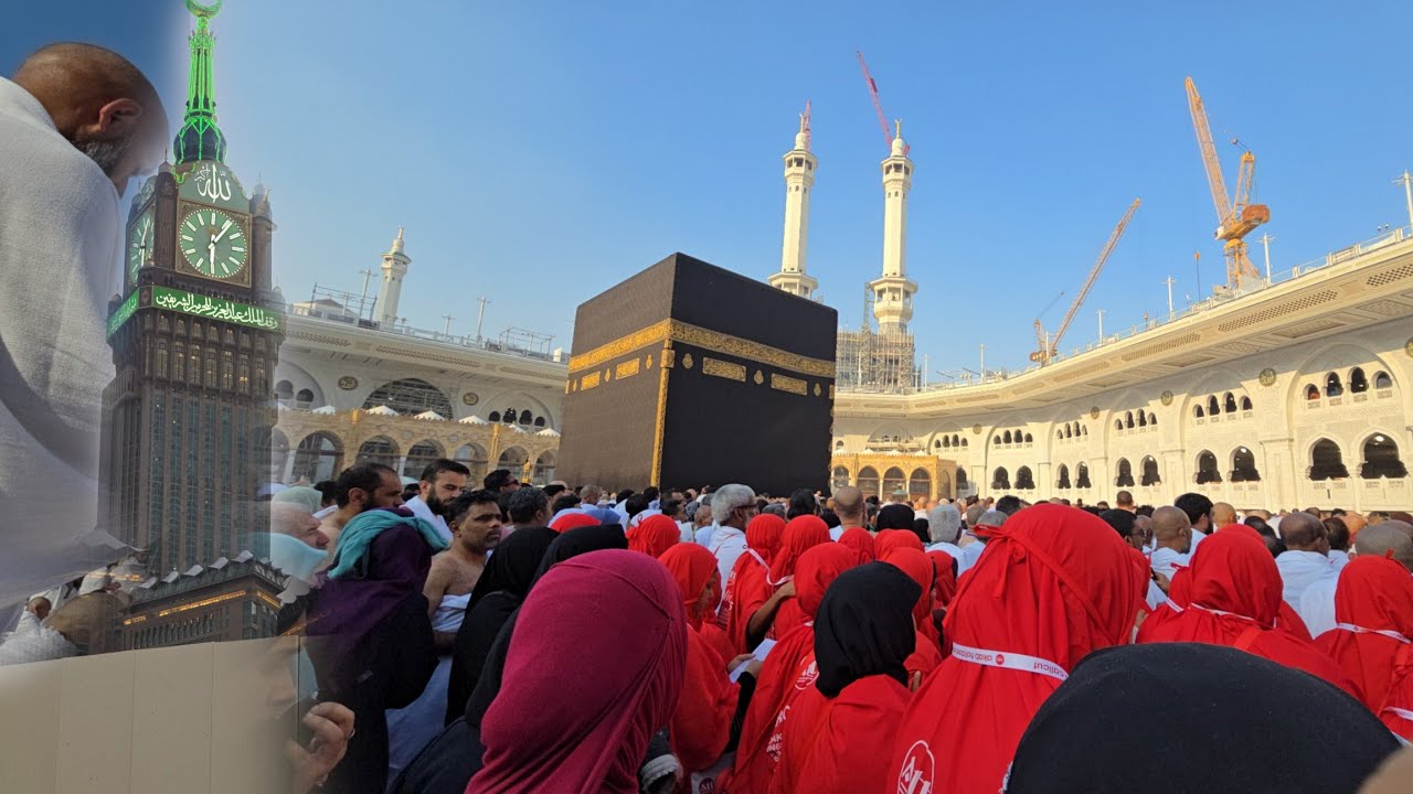 عمرة شهر رجب هيبة الكعبة وروحانية المكان اول عمرة في 2025