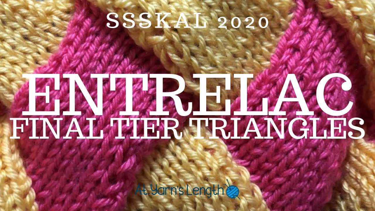 Entrelac: Final Tier Triangles