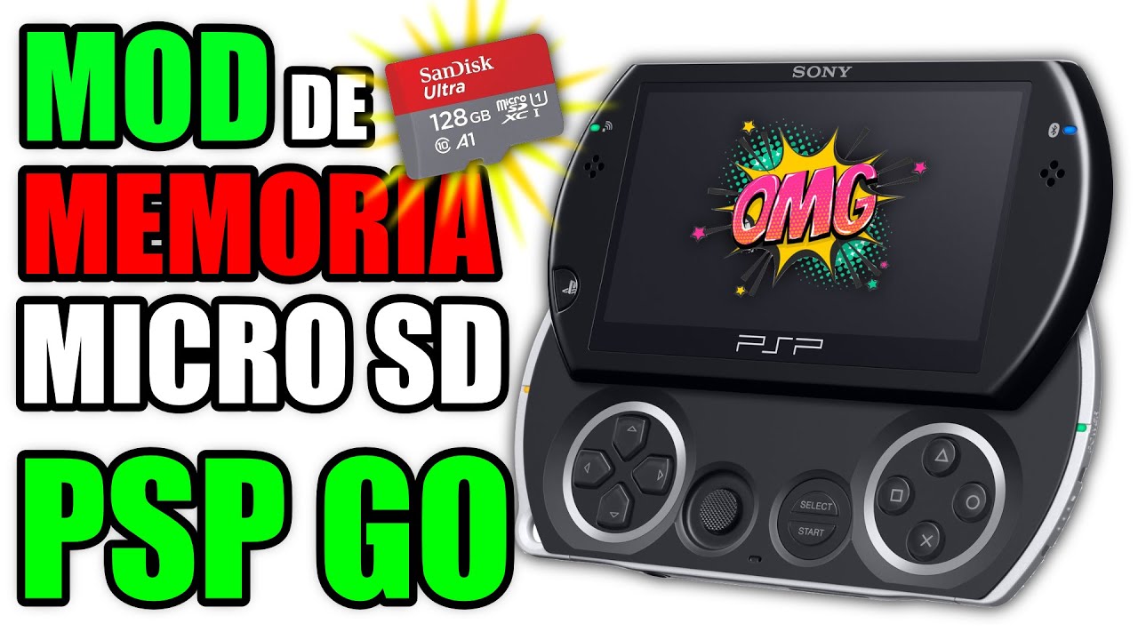 MOD ampliar memoria MICRO SD - PSP GO 128GB
