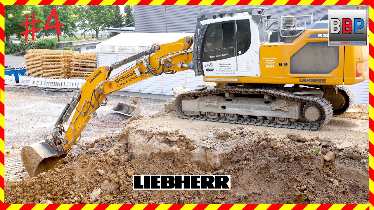 Liebherr R 930 VA & Mercedes-Benz AROCS Sattelkipper, Nellmersbach, 2023. #4