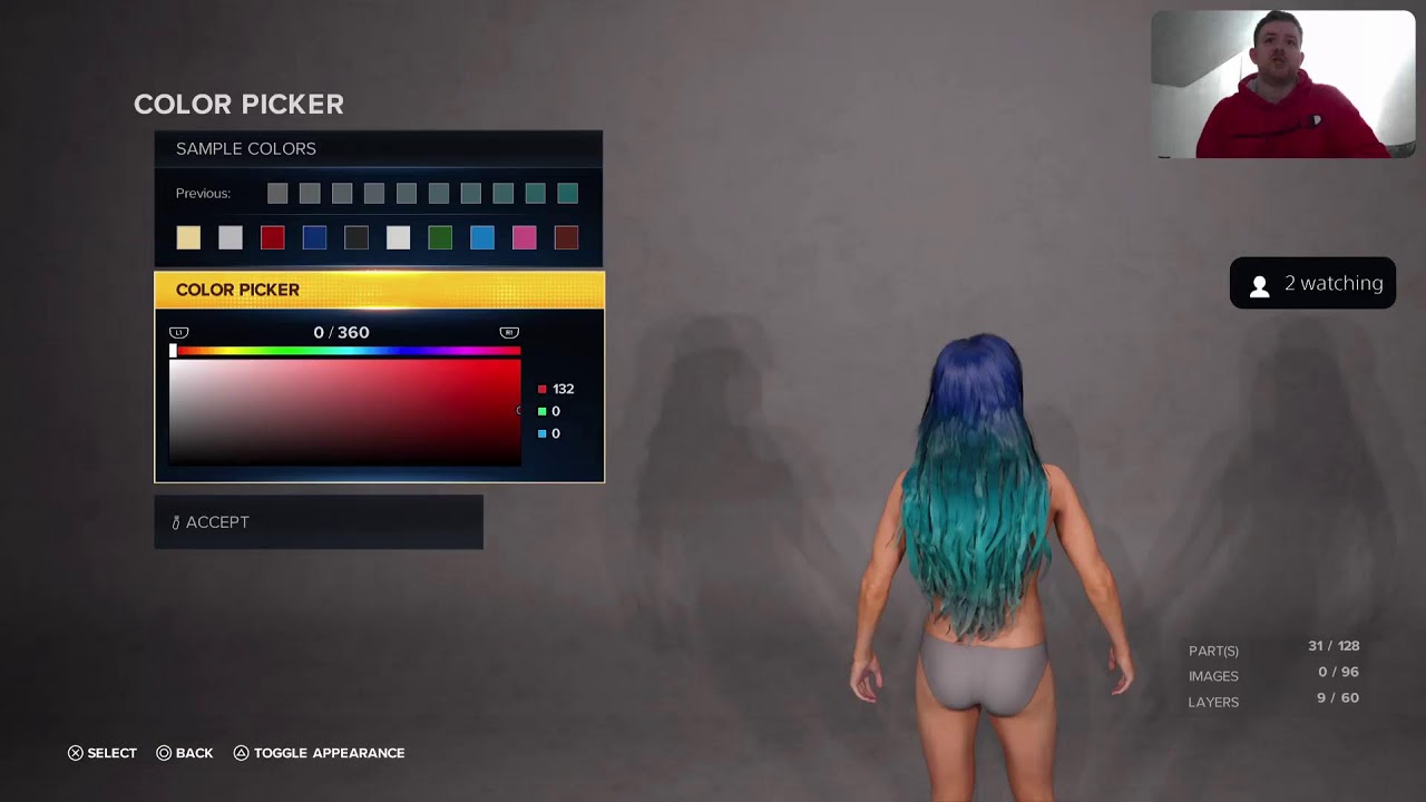WWE 2K23 OMBRE HAIR DYING TUTORIAL *ALL DETAILS EXPLAINED*