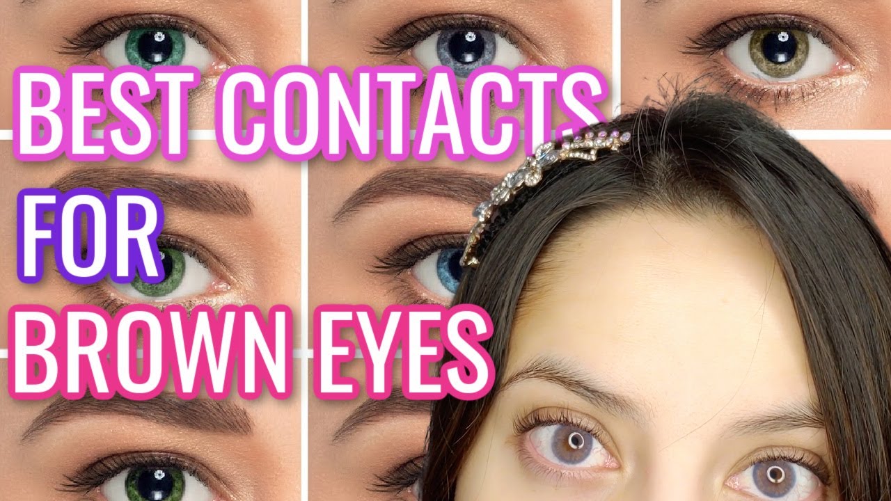 Reviewing ALL LENS BRANDS 2021 | MOST NATURAL COLORED CONTACTS FOR BROWN EYES
