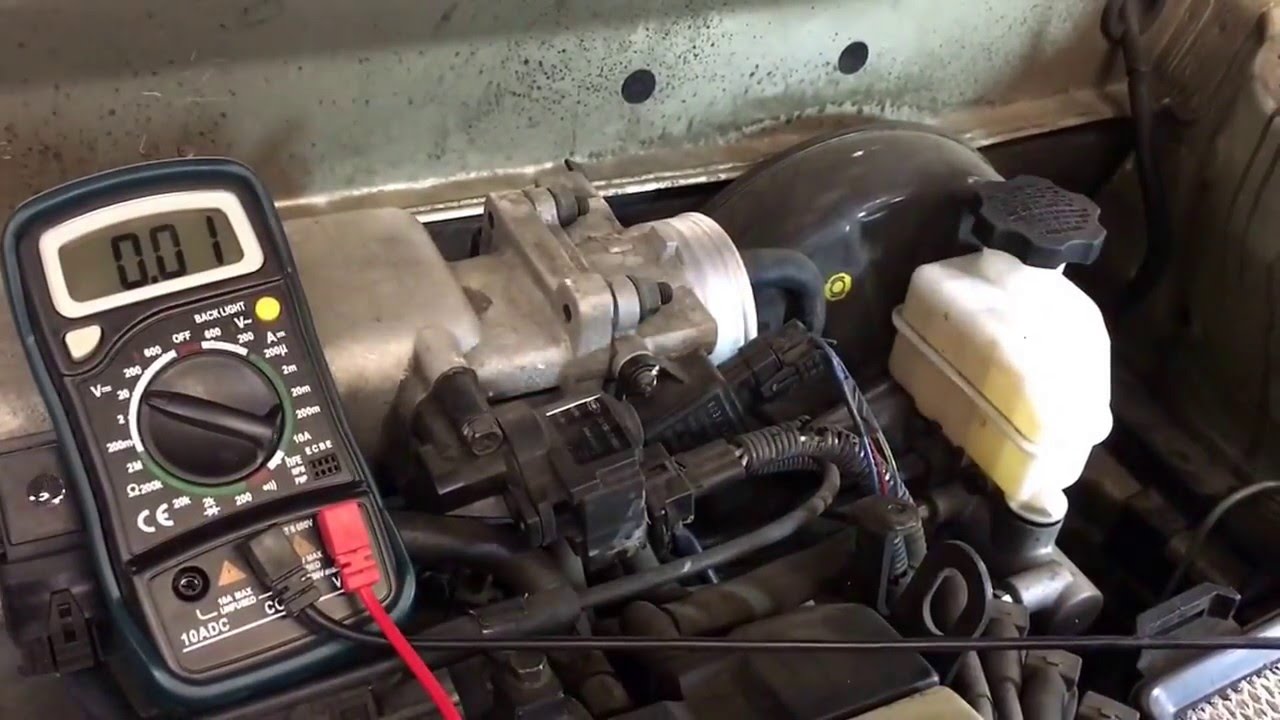 Throttle Position Sensor - Quick Check - Hyundai Elantra 2001