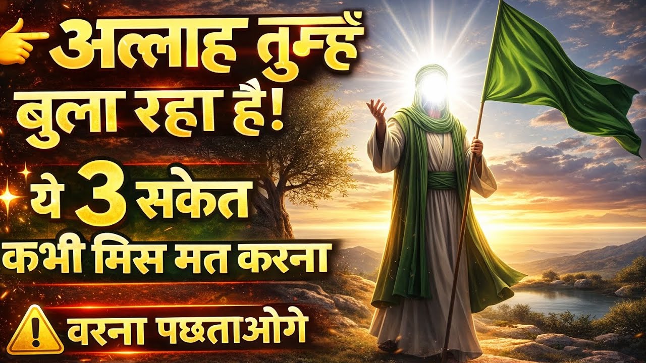 अल्लाह आपको बुला रहे! ये 3 संकेत कभी मिस मत करना वरना पछताओगे @AllahkiPukar18 🕋
