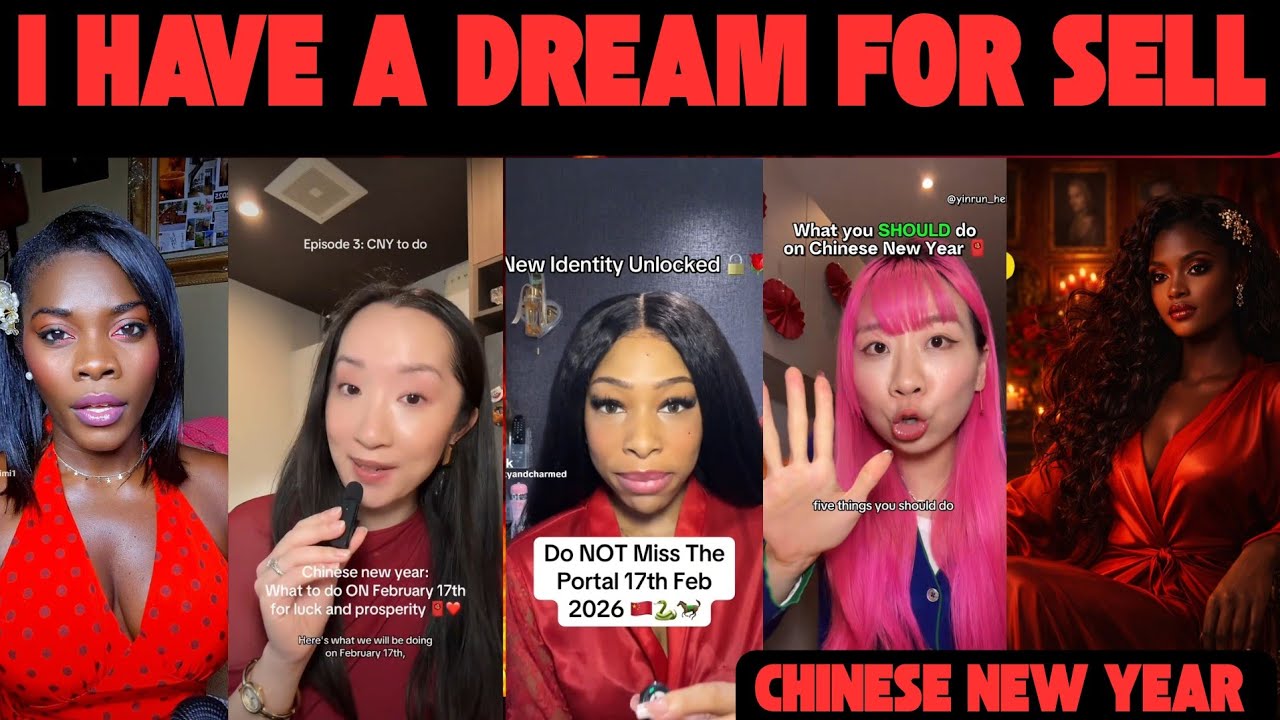 The Chinese New Year🧧  Portal ON 2/17 DID YOU KNOW YOU CAN SELL YOUR DREAMS AND BAD LUCKS? CULTURE 🐎