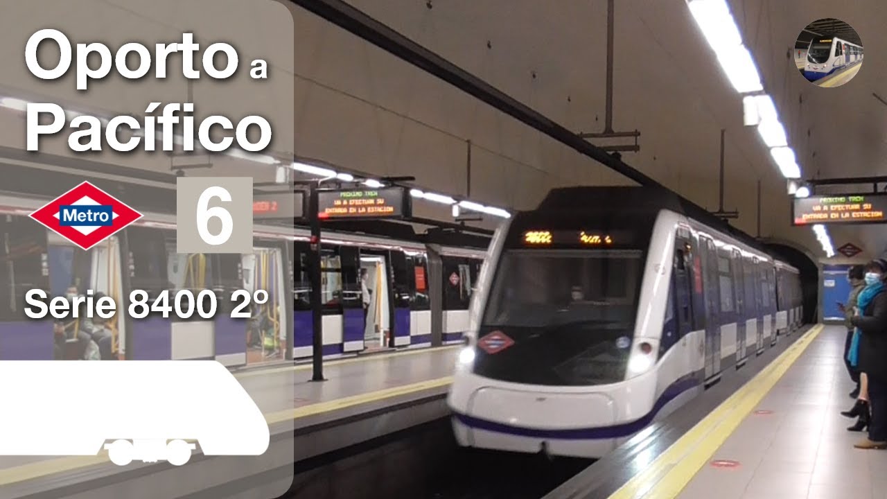 Viaje en línea 6 de Oporto a Pacífico | Metro de Madrid