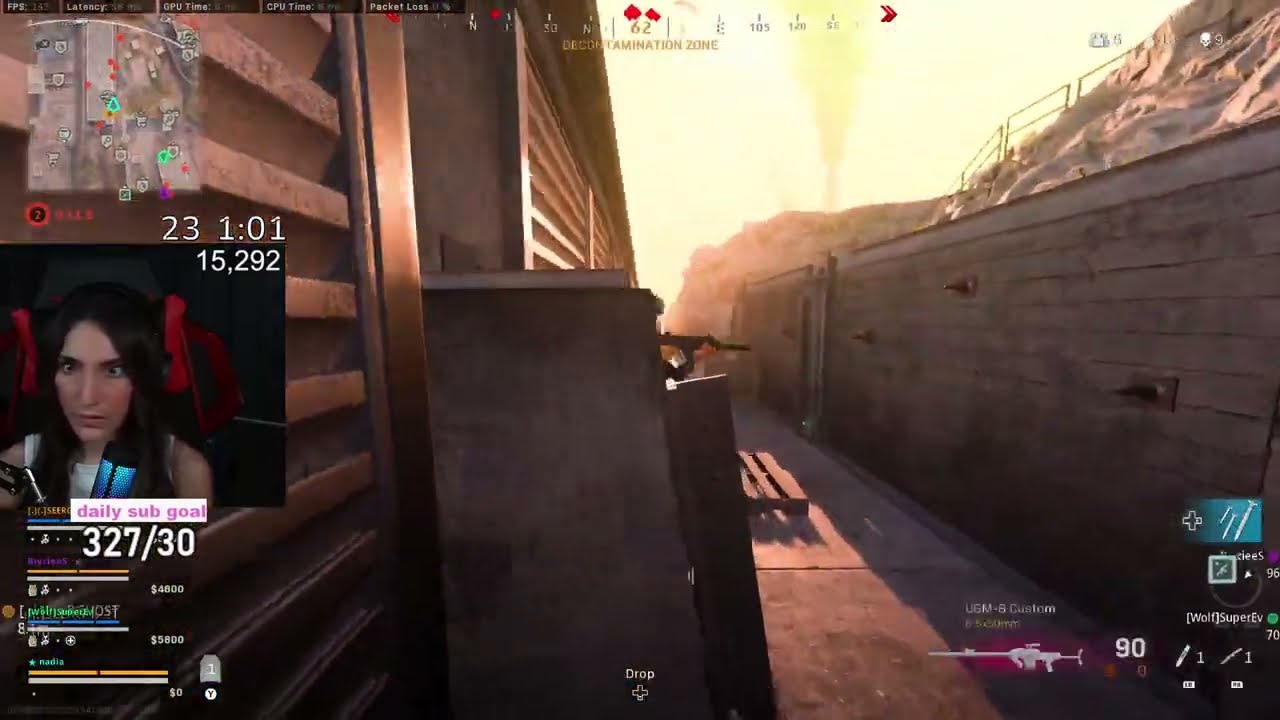 NADIA AIMBOT SNAP AGAIN WHILE SHE WAS FRYING THIS BOT TEAM😳