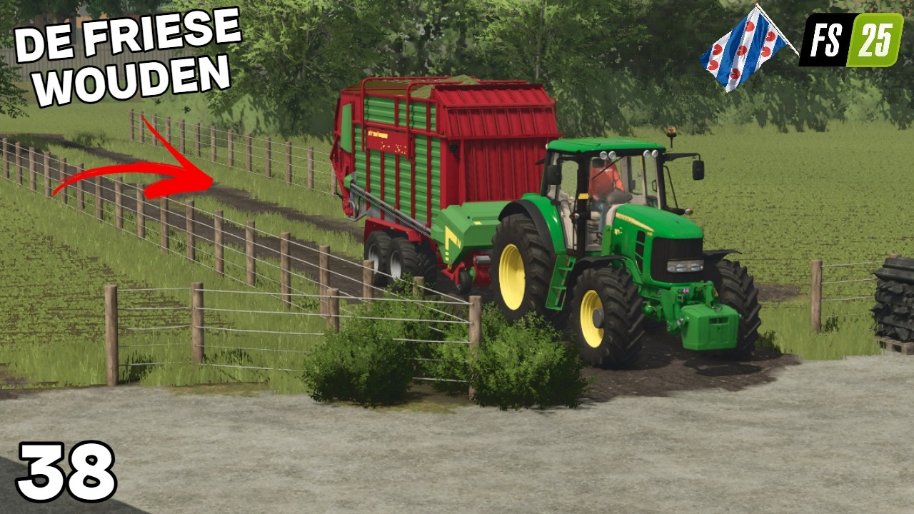 Het Inkuilen Afmaken & Een Nieuw Pad Aanleggen | De Friese Wouden #38 | FS25