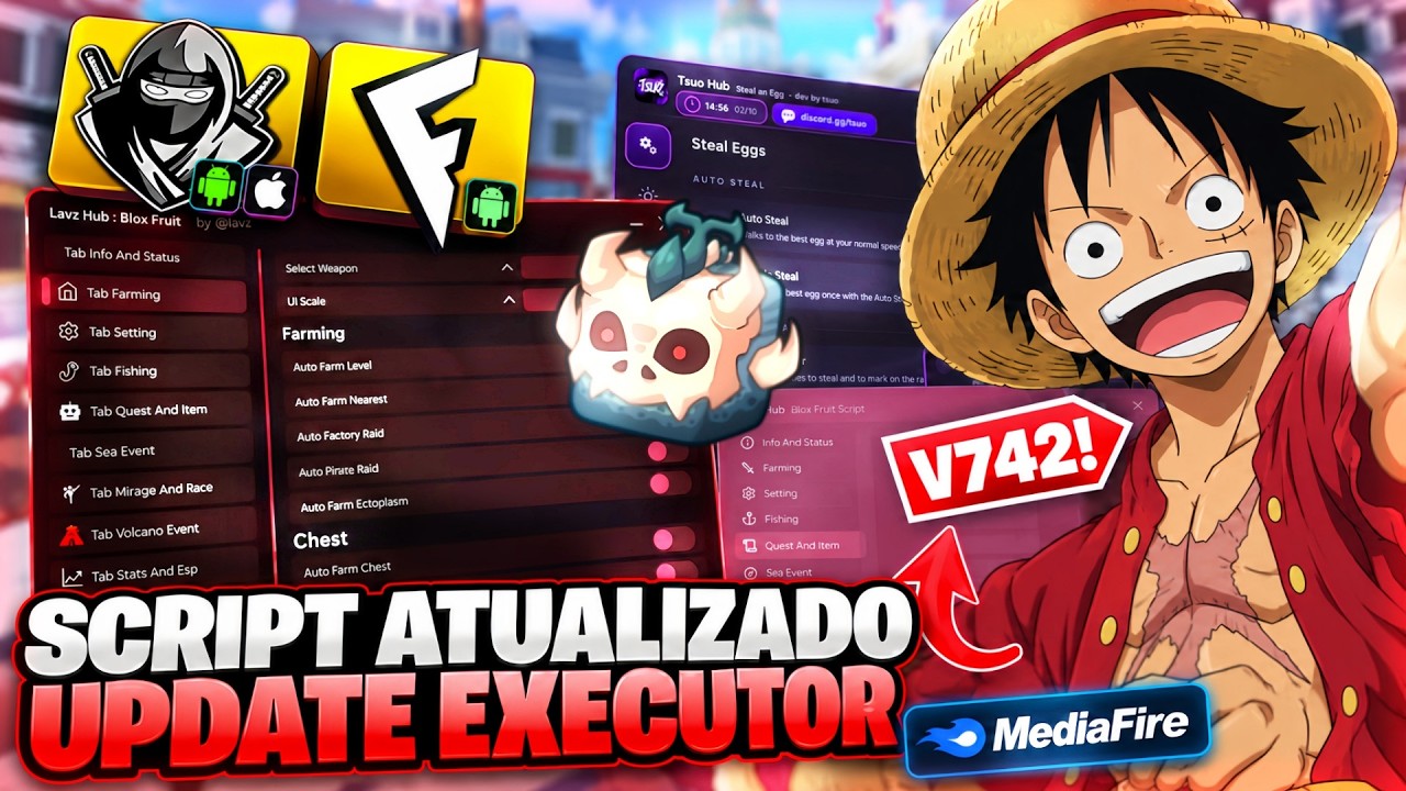 LINK DIRETO! ✅ EXECUTOR DELTA ATUALIZADO + SCRIPT BLOX FRUITS PARA CELULAR/PC SEM KEY MEDIAFIRE