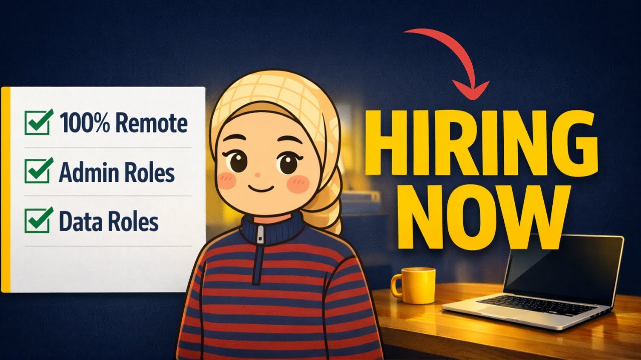 💎 5 Hidden Companies Hiring! For Remote Admin & Data Jobs