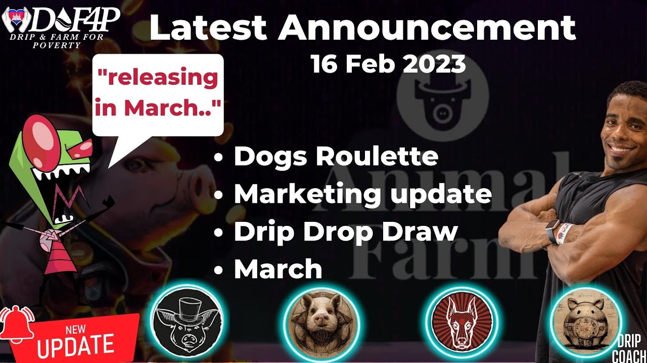 Drip Network Animal Farm VC 16 feb 2023 Drip Drop Draw forecast