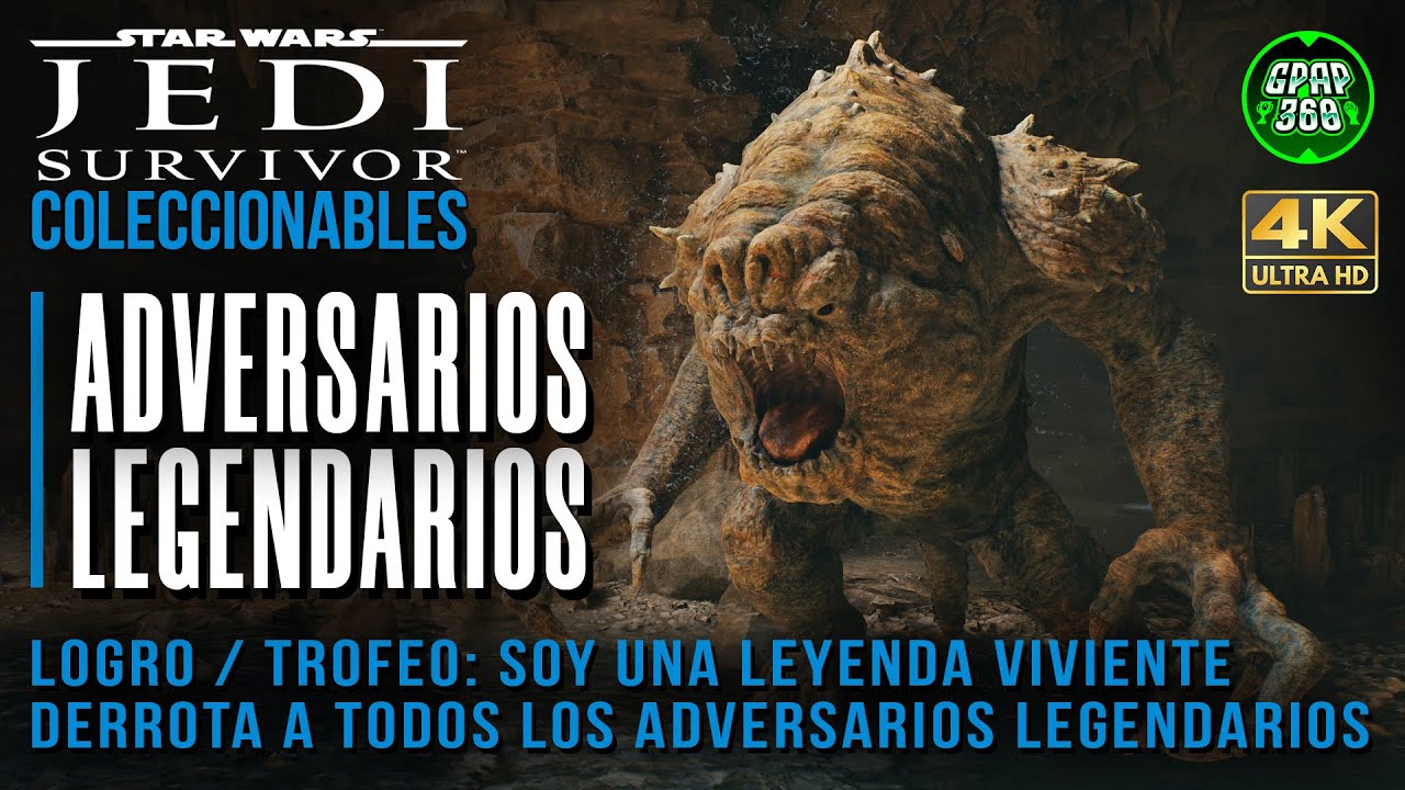 Star Wars Jedi: Survivor | Guía de TODOS los Adversarios legendario (Soy una leyenda viviente)