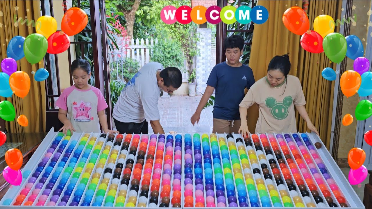 Challenging yet relaxing ball stacking game ☆ level 13