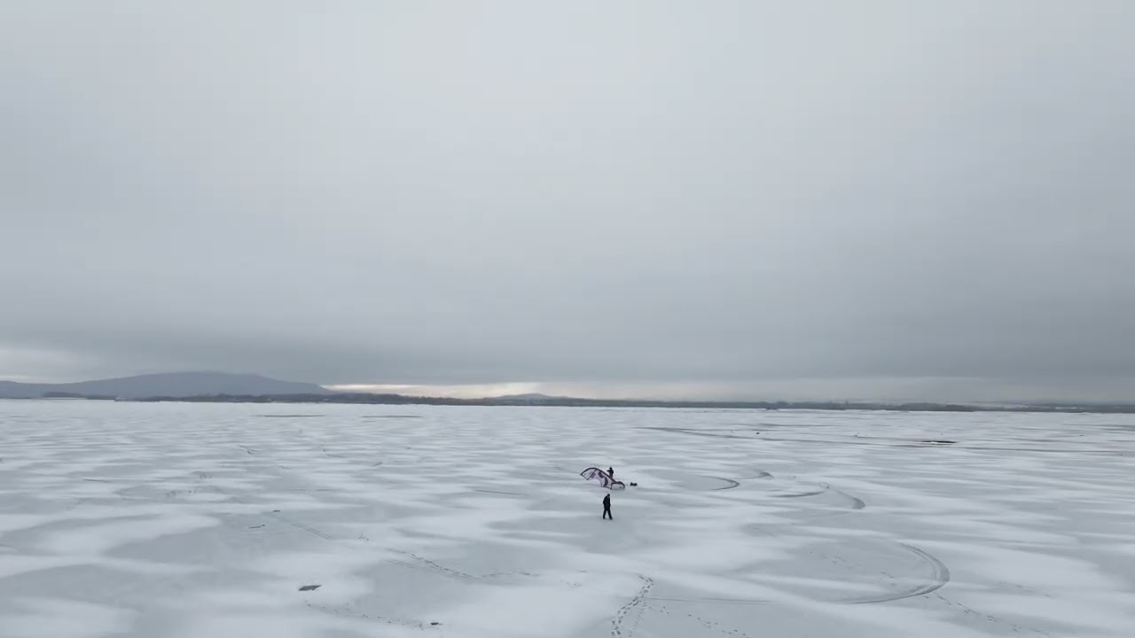 Winter Kite Mietkow DJI drone
