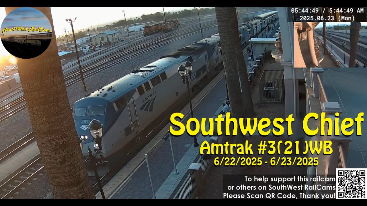 A3(21) WB Southwest Chief (153-139-167 x 9) | 2025/06/22 - 2025/06/23