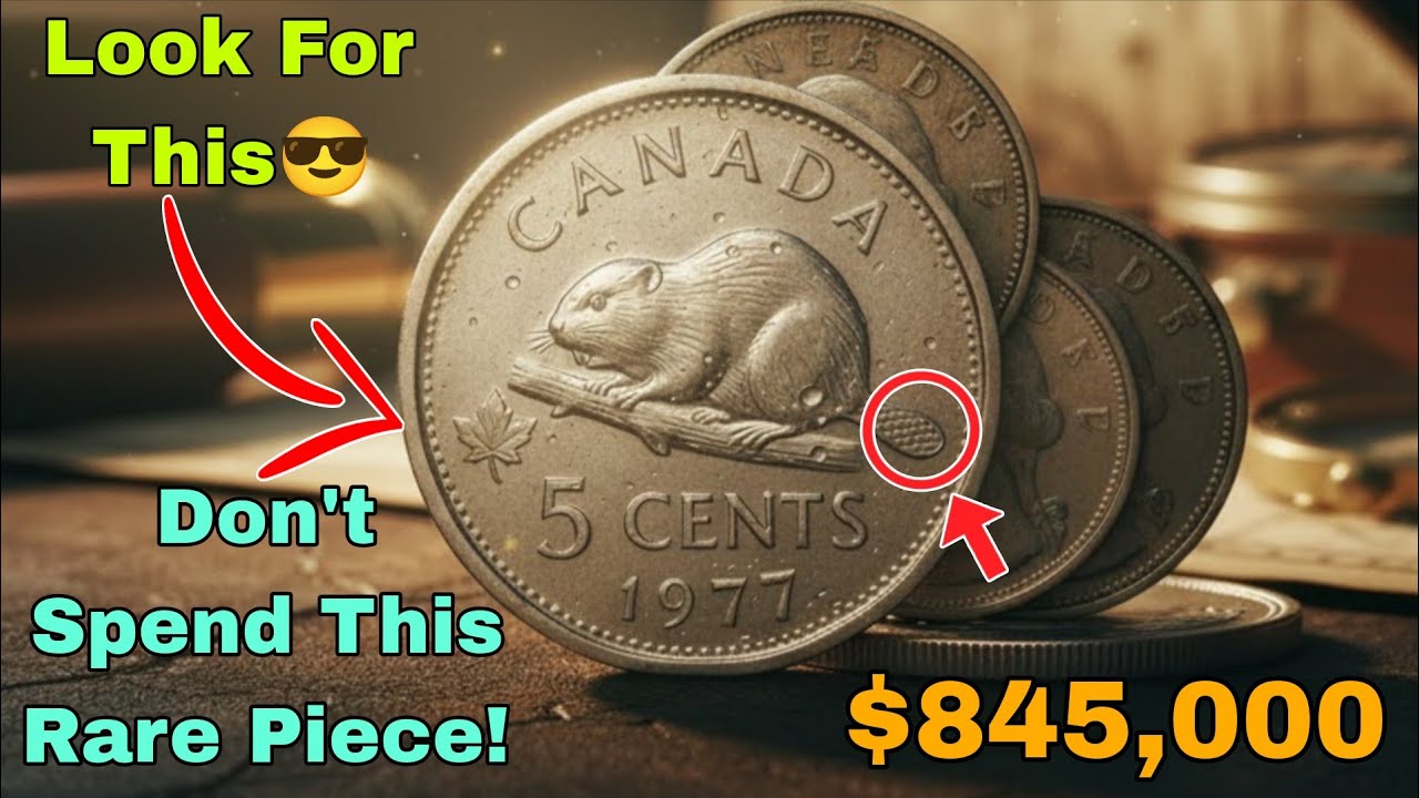 Don&rsquo;t Ignore This 1977 Canada 5 Cent Coin! Hidden Value Revealed!