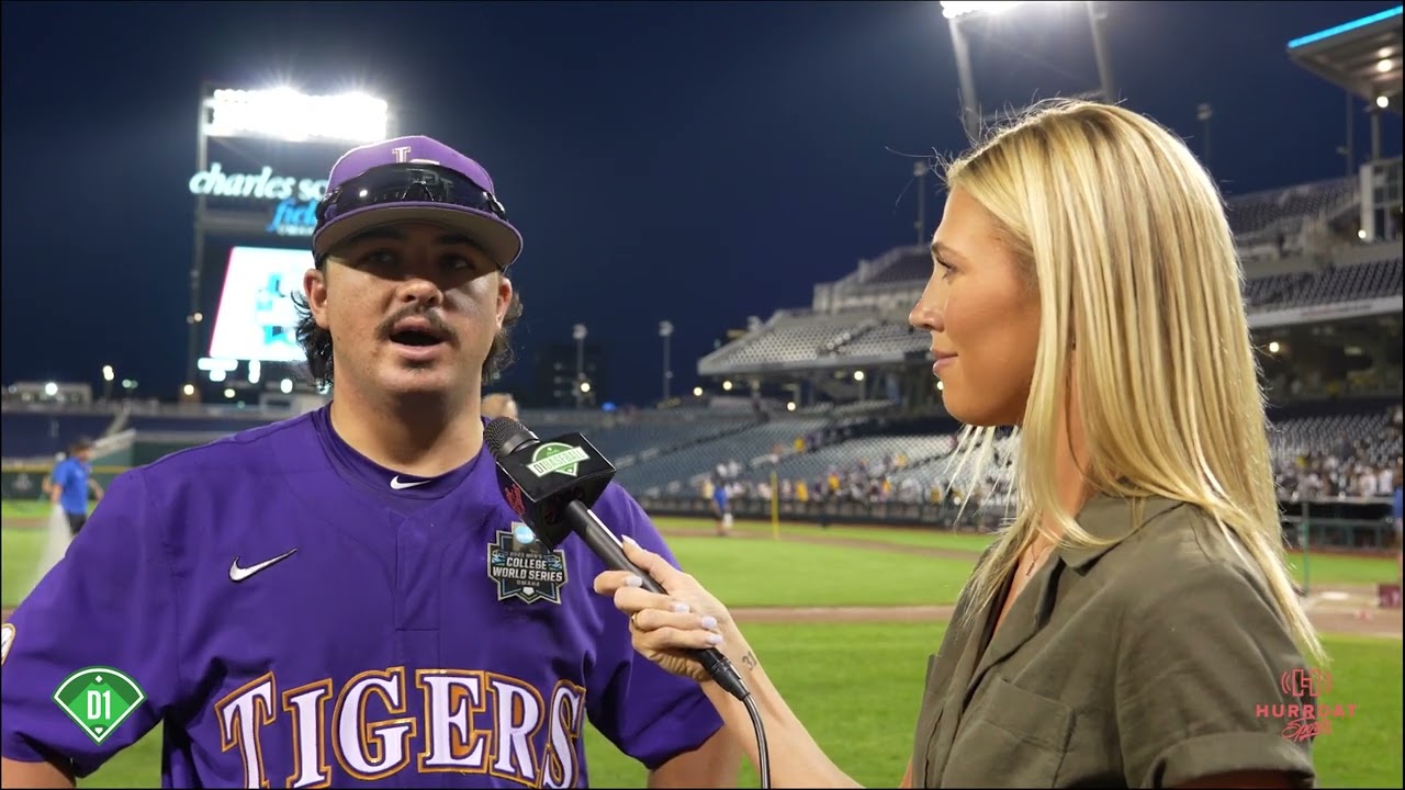 LSU Catcher Alex Milazzo After Making the CWS Championship Series | INTERVIEW