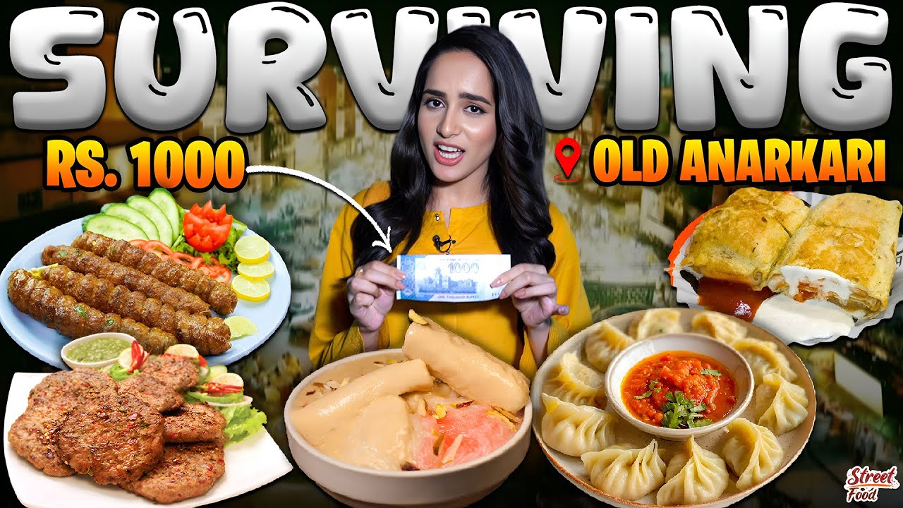 Rs.1000 Food Challenge at Old Anarkali 2025 🍽️ | Lahore’s Iconic Food Street | Street Food