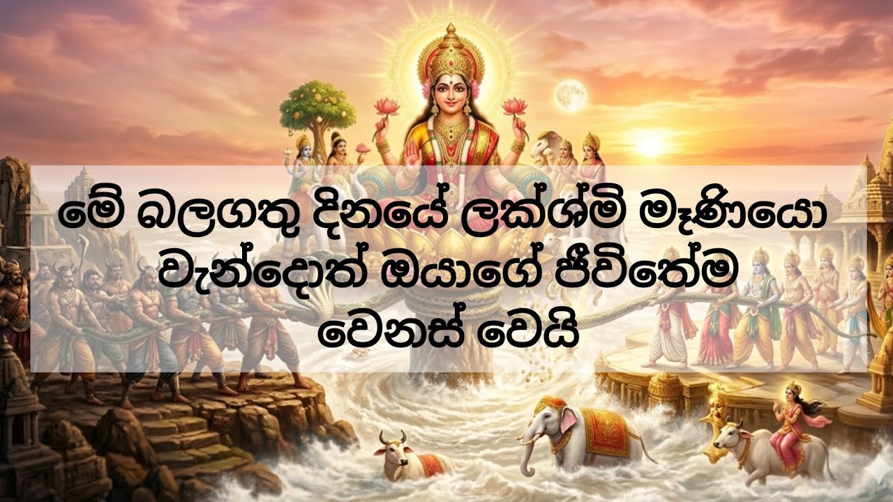 ඔයාගේ ජිවිතේ වාසනාව උදා කරන බලගතු දිනය ගැන ඔබ දැනුවත් ද