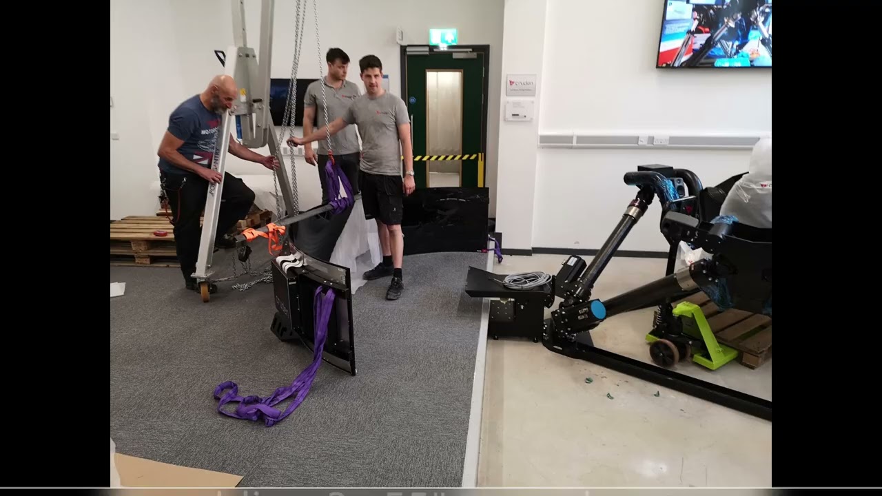 Time Lapse building the new Cruden driving sim @ UWE