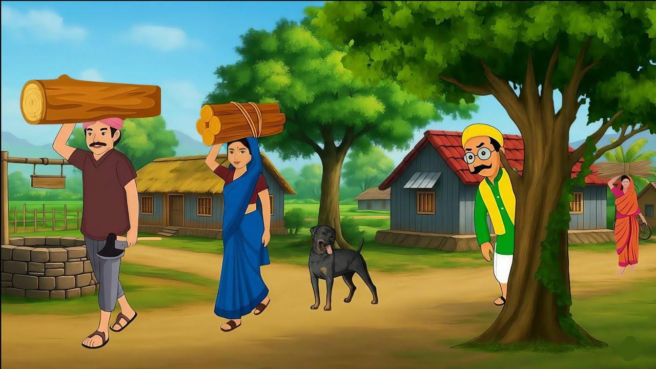 गरीब लकड़हारे की चतुर पत्नी | Gareeb Lakadhare Ki Chatur Patni | Hindi Kahani | Hindi Moral Kahani