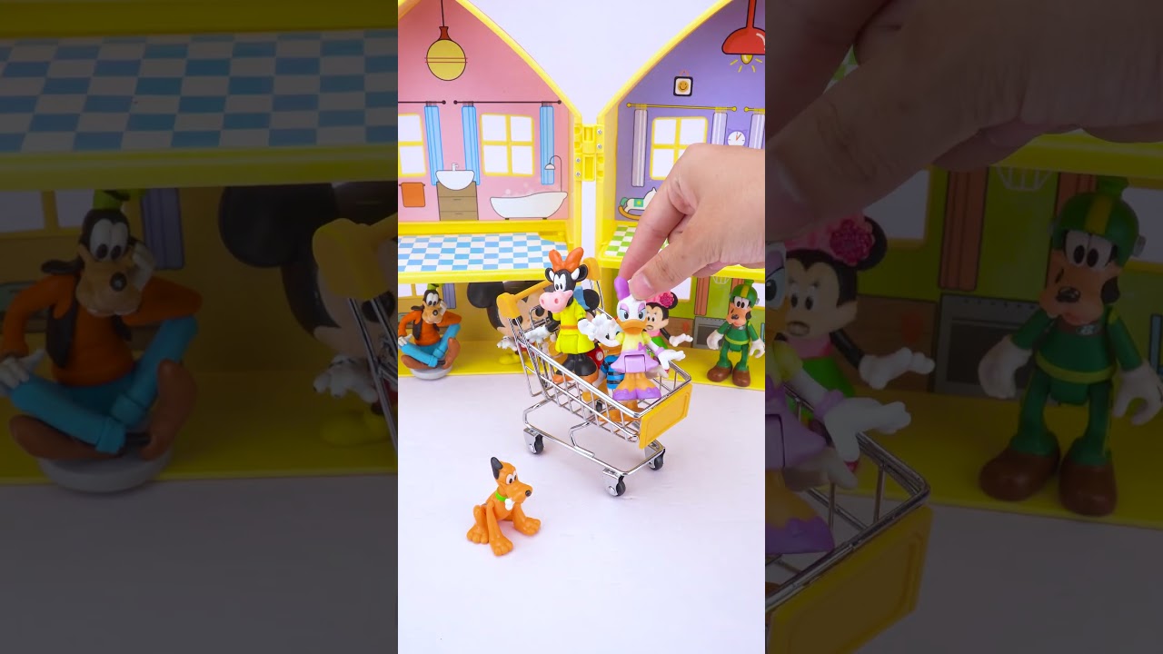 Mickey Mouse Deluxe Family House Playset Satisfying With Unboxing & Review With Fun ASMR