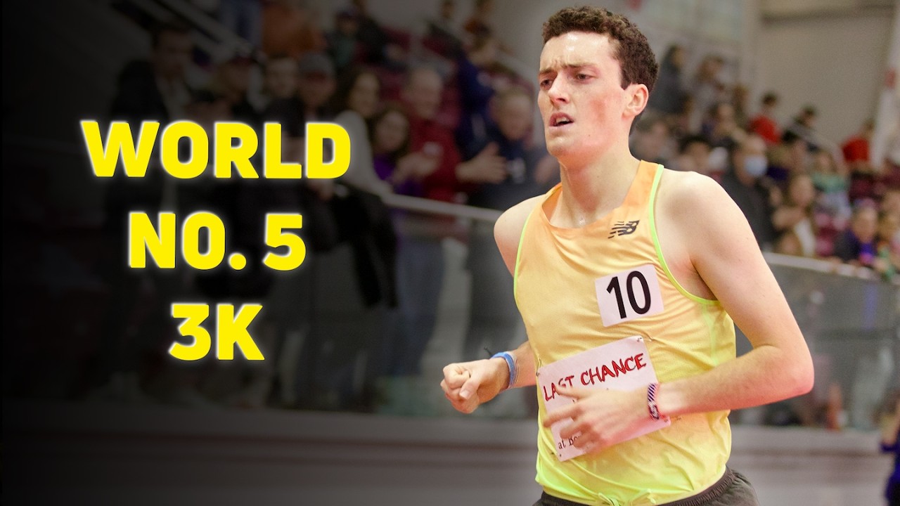 Graham Blanks Runs FAST World No. 5 Time In 3k at The 2025 Last Chance Qualifier at BU