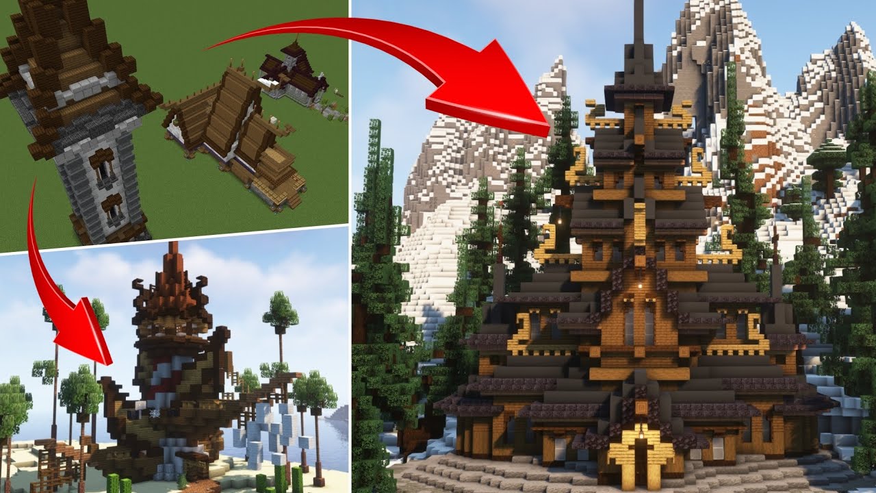 Átalakítom a NÉZŐIM Minecraft építményeit!