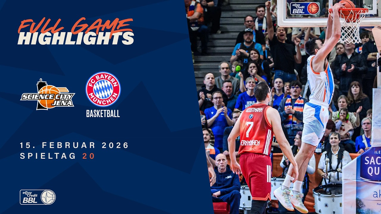Science City Jena vs. FC Bayern München Basketball - Full Game Highlights - Spieltag 20, 25/26