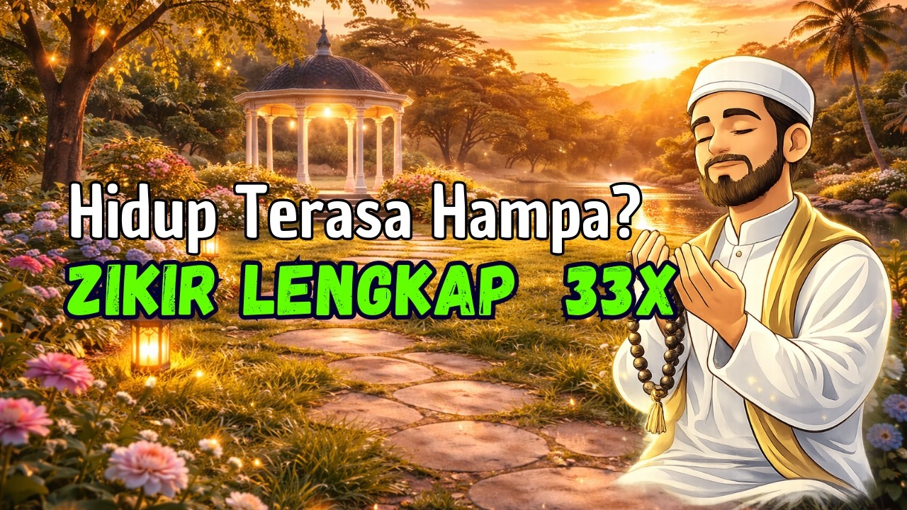 Hidup Terasa Hampa?, Zikir Lengkap 33X Solusinya.