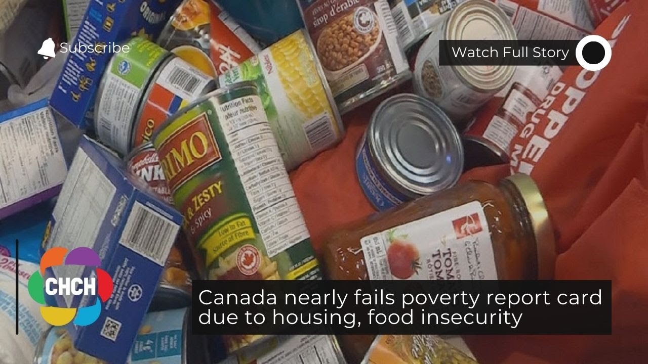 Canada nearly fails poverty report card due to housing, food insecurity