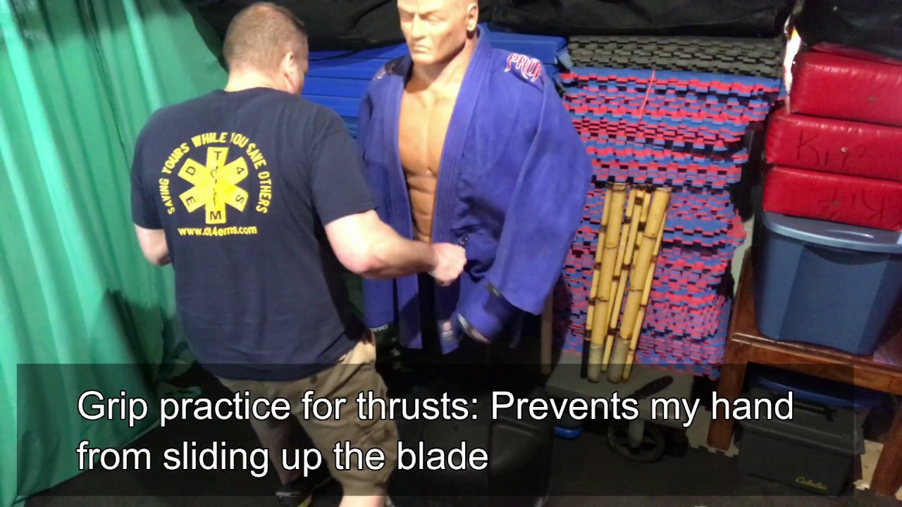My knife practice: Rapid deployment using homemade wave feature on folding knife