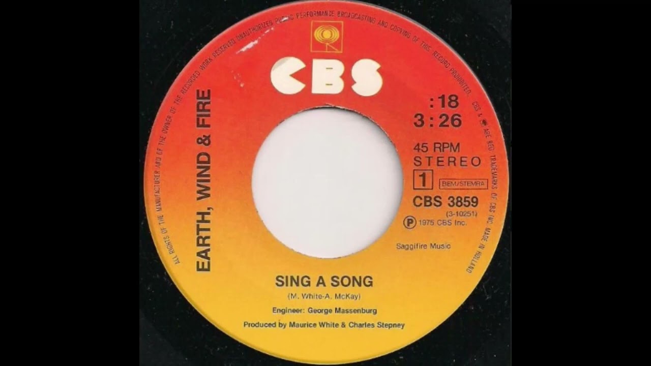 Earth, Wind & Fire - Sing A Song (1975)