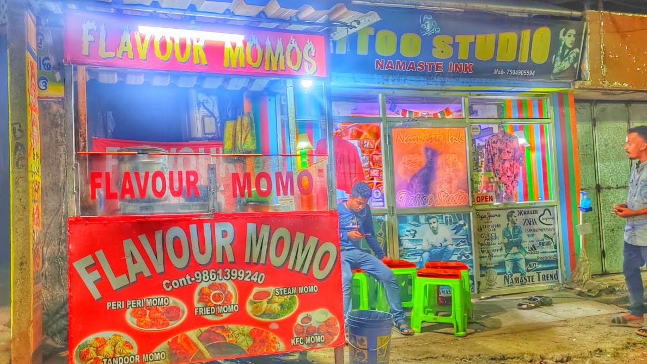 Varieties types of momos in Baripada// flavour momo //best street food india😋❤.