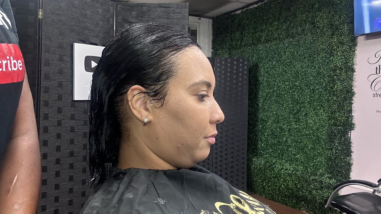 I challenged myself to conceal her breakage with ONLY a razor 😩