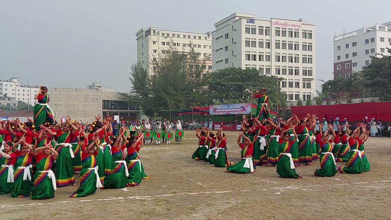 A Colorful Display by the Students of Milestone School and College Sector 6 Campus