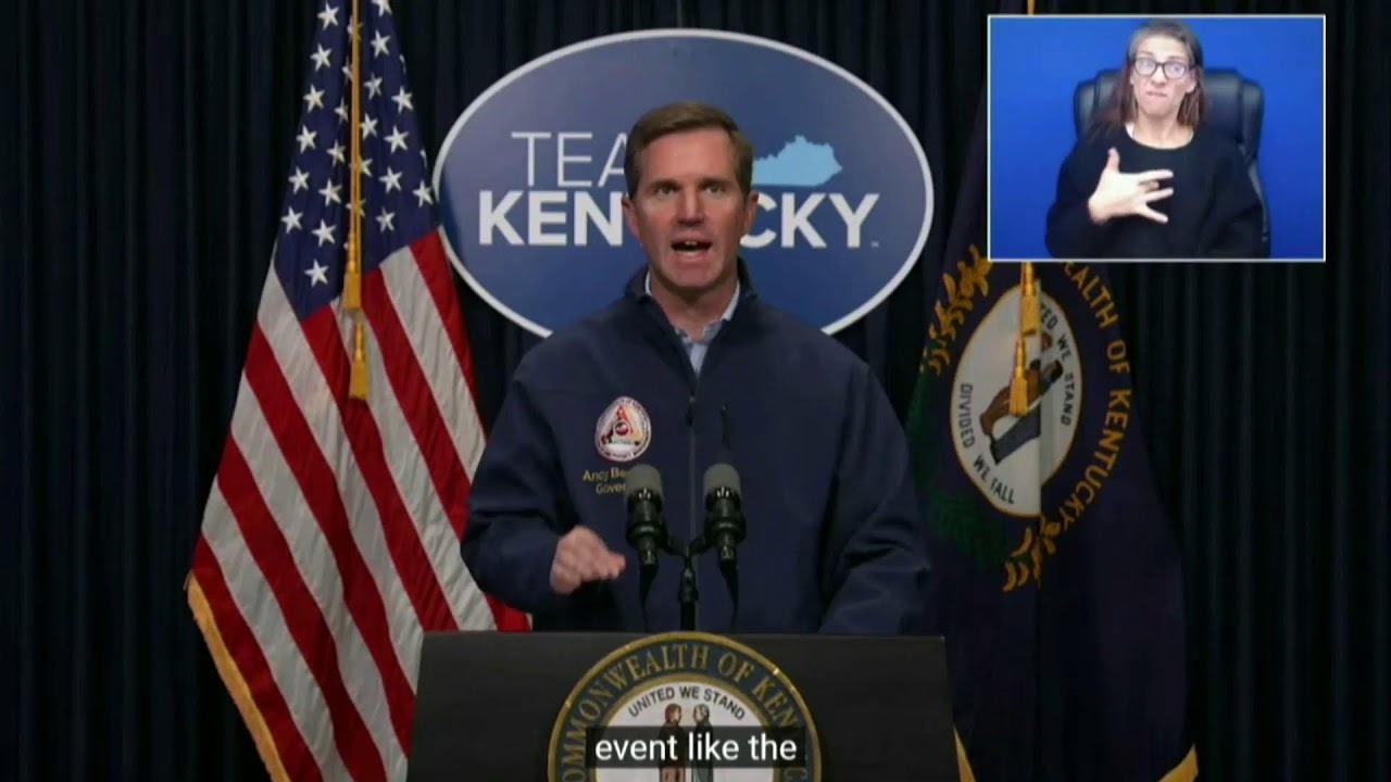 Gov. Andy Beshear gives briefing on incoming winter storms