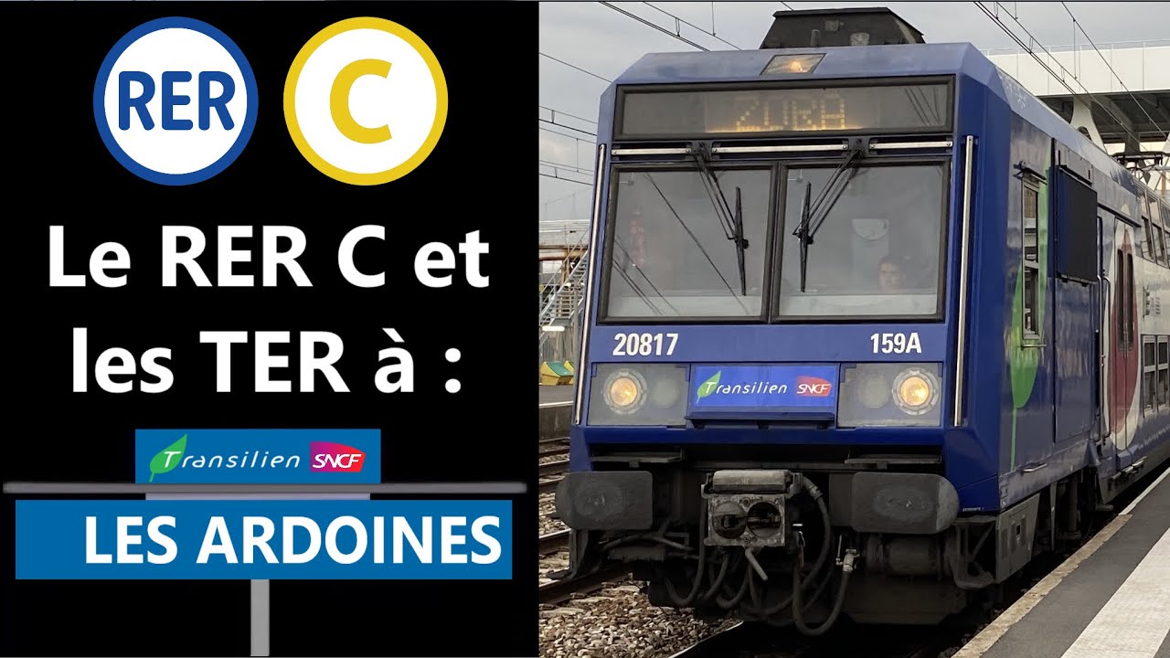 Spot à Les Ardoines sur le RER C (Z2N et Corail)