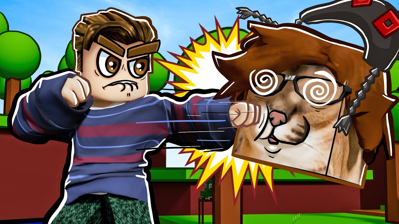 ROBLOX ПОДНИМИ КРИКА (я его победил)