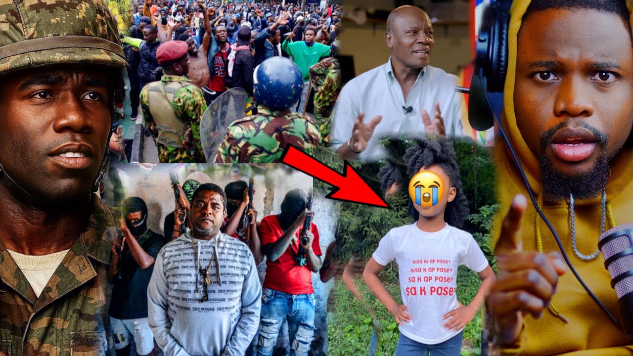 Woy sa fenk tonbe solda kenya yo timoun 12an guy phillipe pale bandi yo pran lari