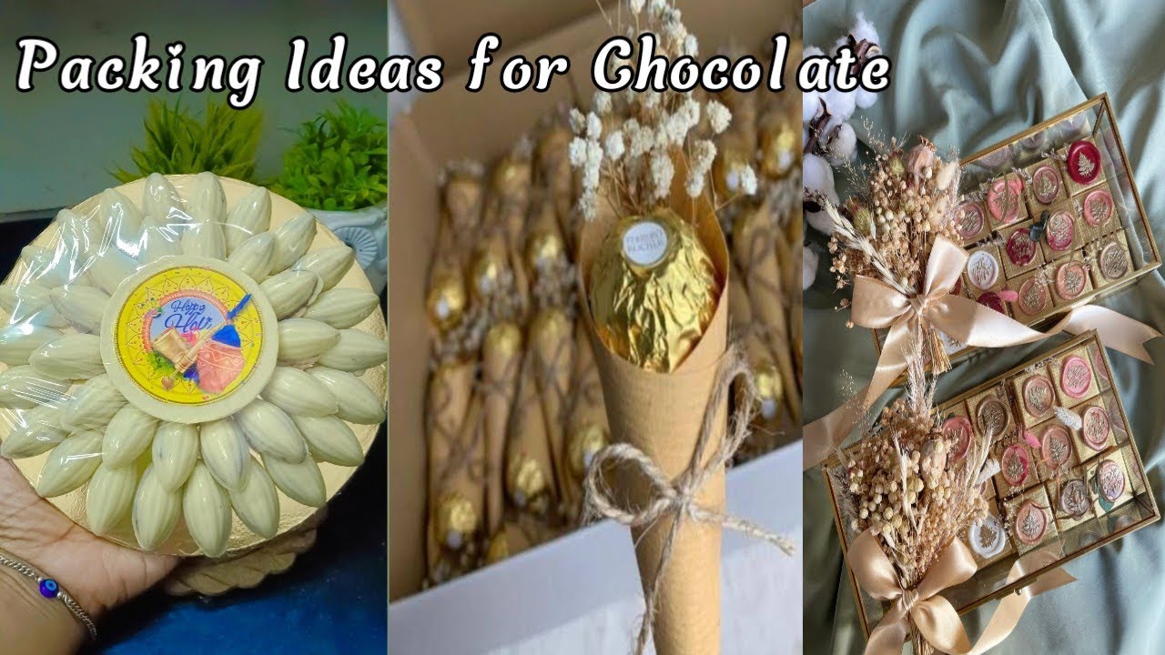 How to pack the filling chocolate wheels design 