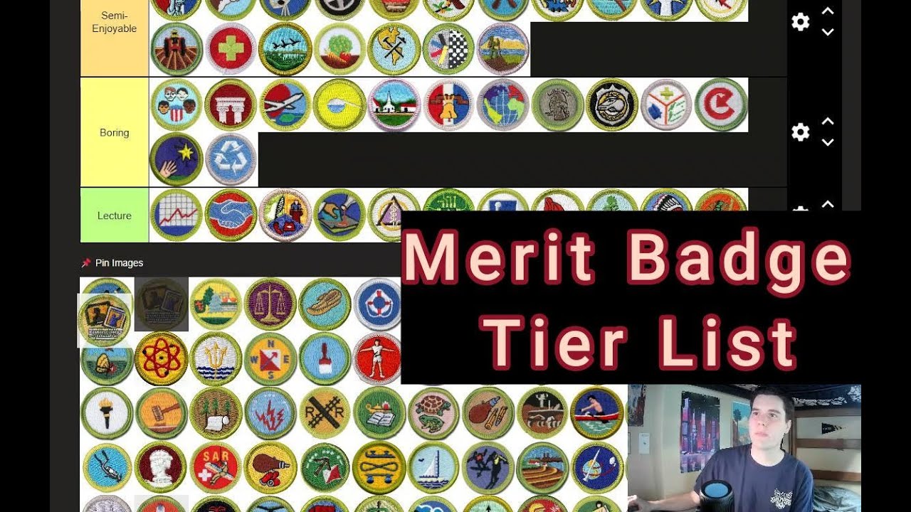 Putting All 138 Scout Merit Badges in a Tier List
