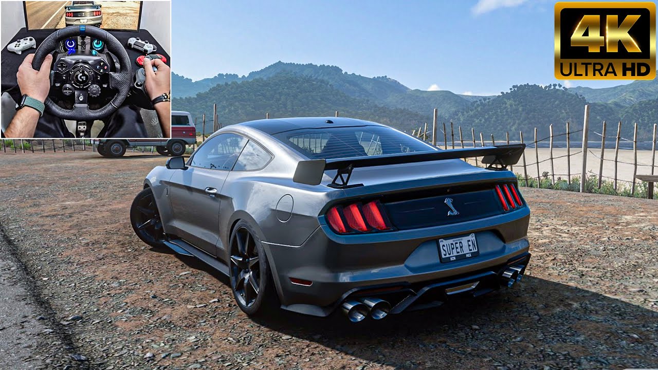 1150HP Ford Mustang Shelby GT500 - Forza Horizon 5 | Logitech G923 Steering Wheel